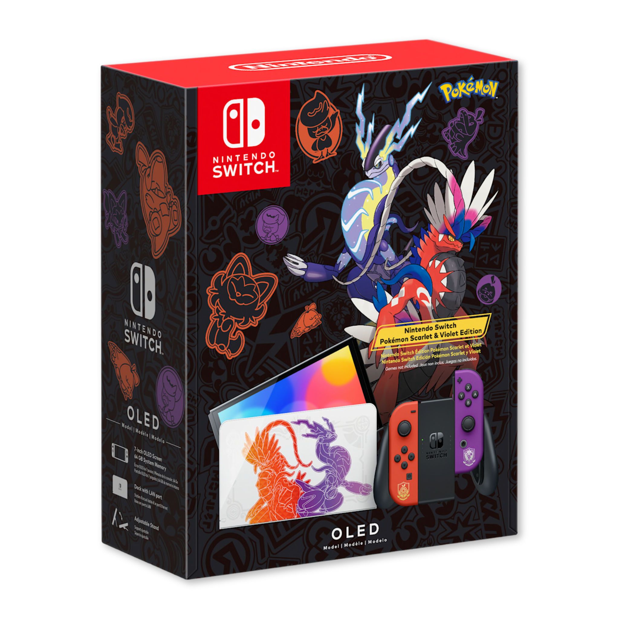  Máy Game Nintendo Switch OLED - Scarlet & Violet 