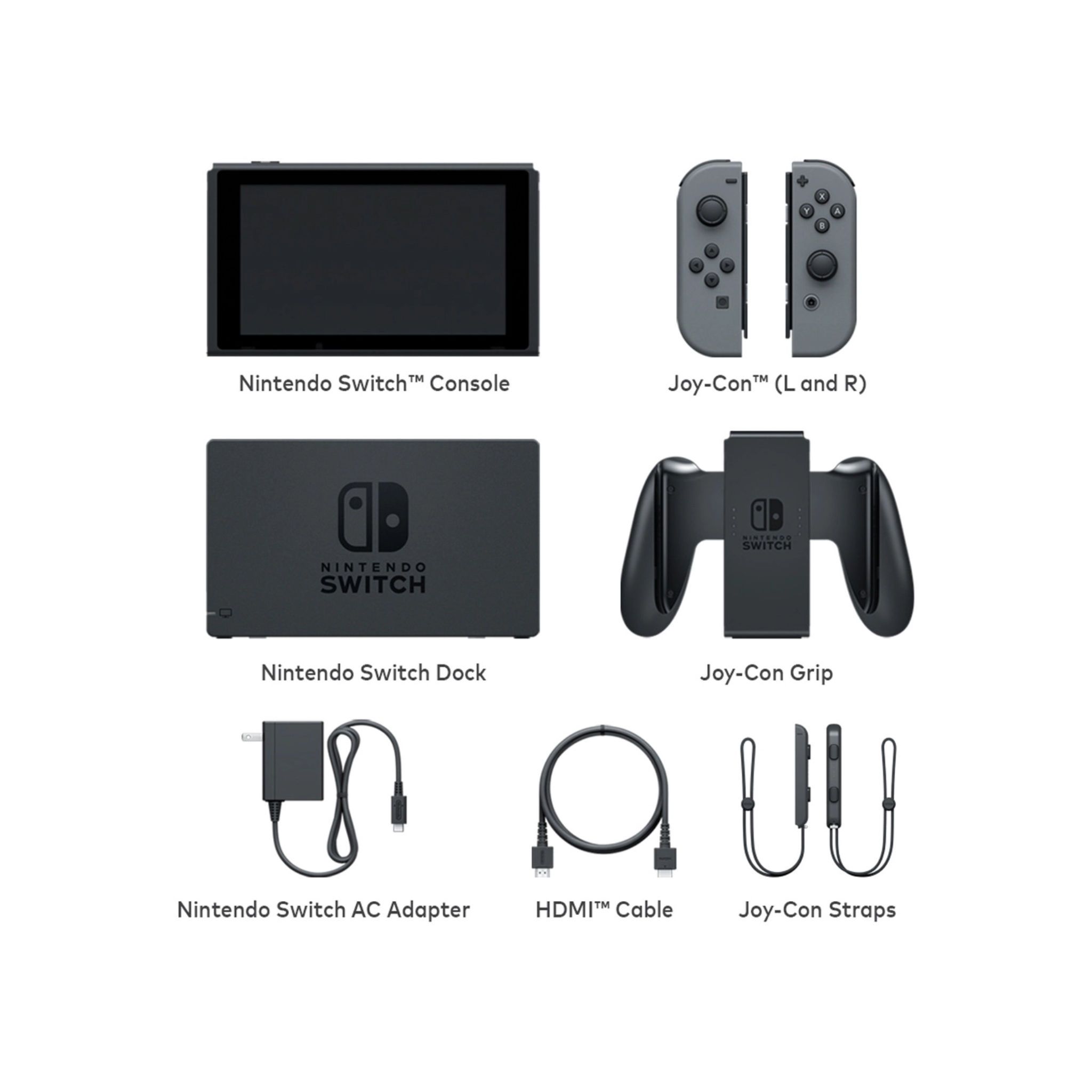  Máy Game Nintendo Switch V2 Gray 