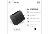 Mophie Power Delivery 18W 1 USB-C 