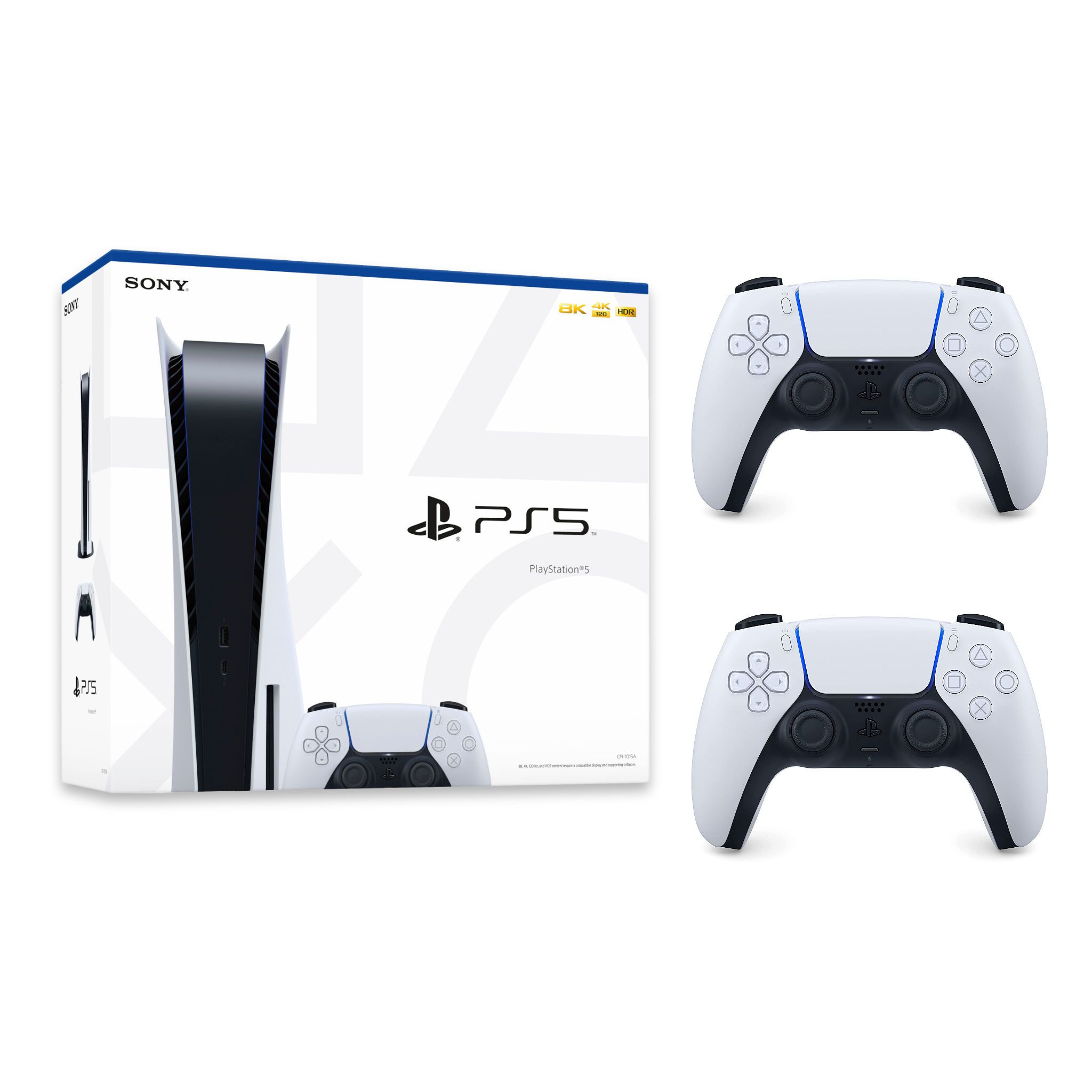  Máy Game PS5 Bundle 2 Kèm 2 Tay Cầm - Chính Hãng Sony Việt Nam 