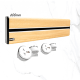  Combo Thanh Ray Dẫn Điện Model S 600mm & 2 Ổ Cắm Điện 