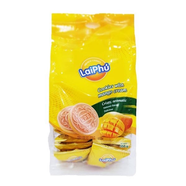 Bánh Cookies Lai Phú Kem Xoài 350G