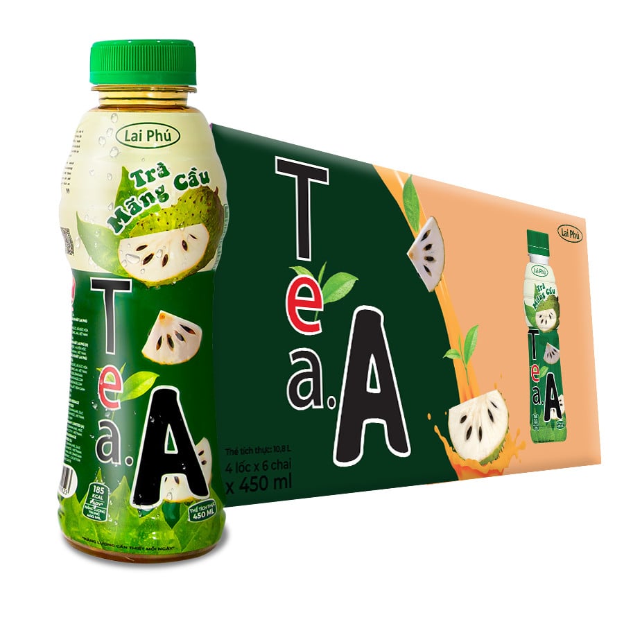 Trà Mãng Cầu Tea.A chai 450ml