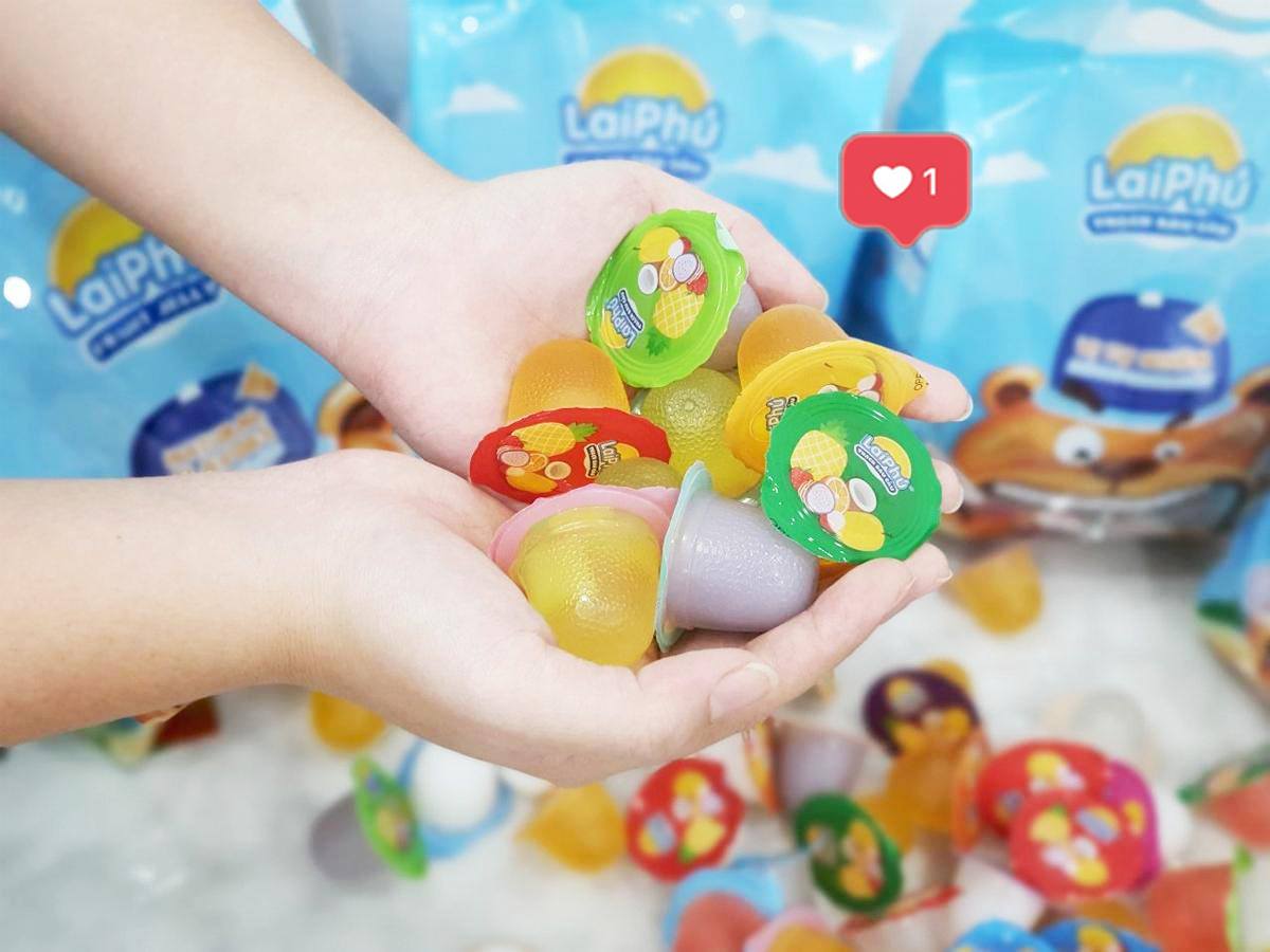 Thạch Rau Câu Lai Phú Vị Trái Cây 1Kg