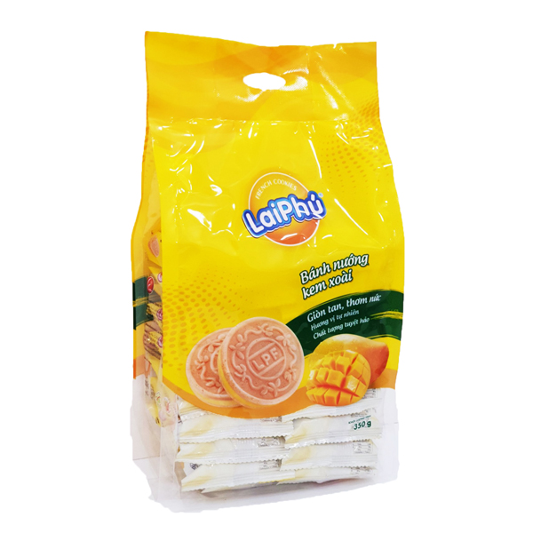 Bánh Cookies Lai Phú Kem Xoài 350G