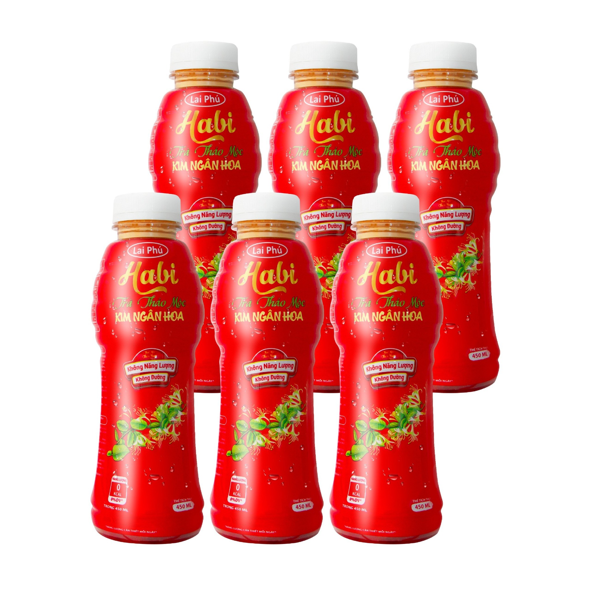 Trà Kim Ngân Hoa Habi chai 450ml