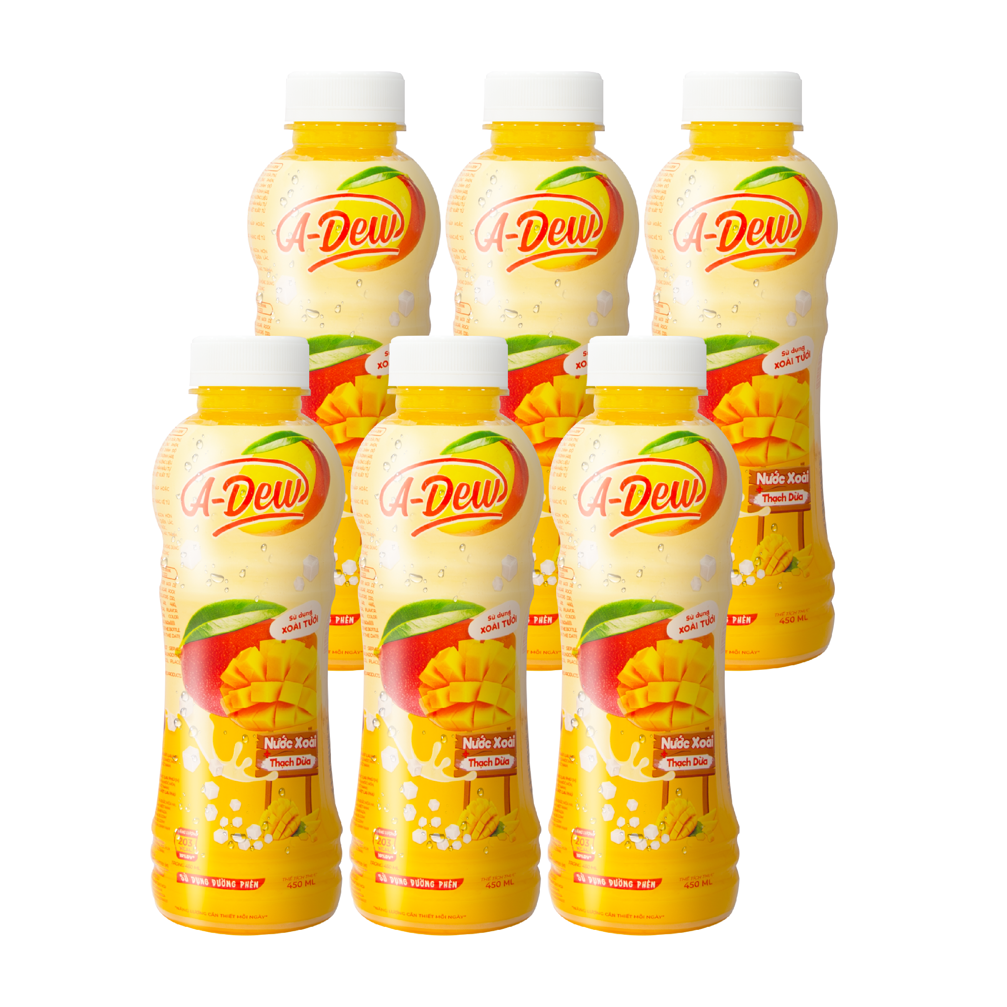 Nước Xoài Thạch Dừa A-Dew 450ml