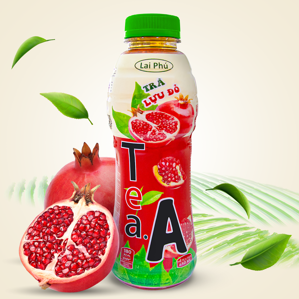 450ml Tea.A Red Pomegranate