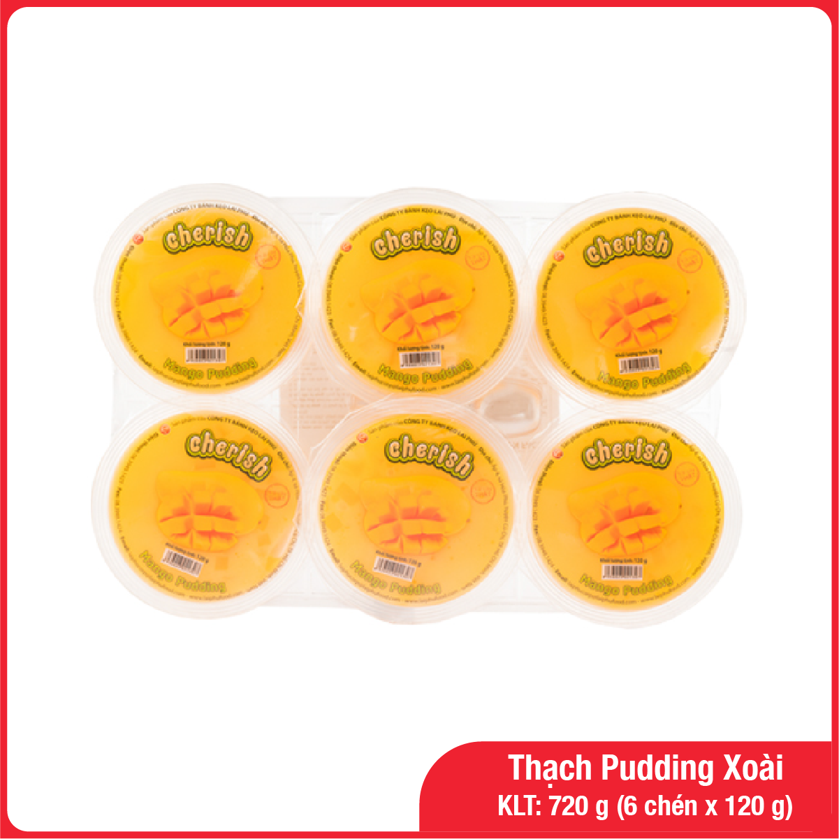 Thạch Pudding Cherish Vị Xoài 720G