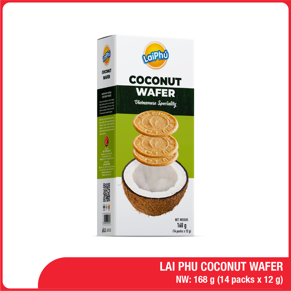 168G Lai Phu Coconut Wafer
