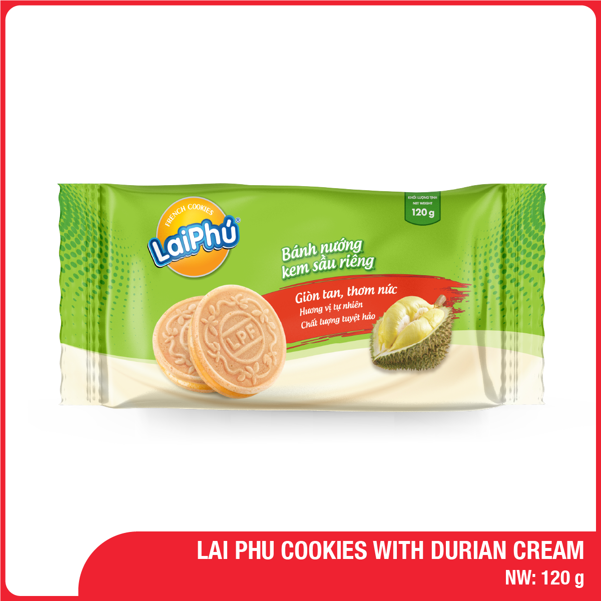 120G Lai Phu Durian Cookies