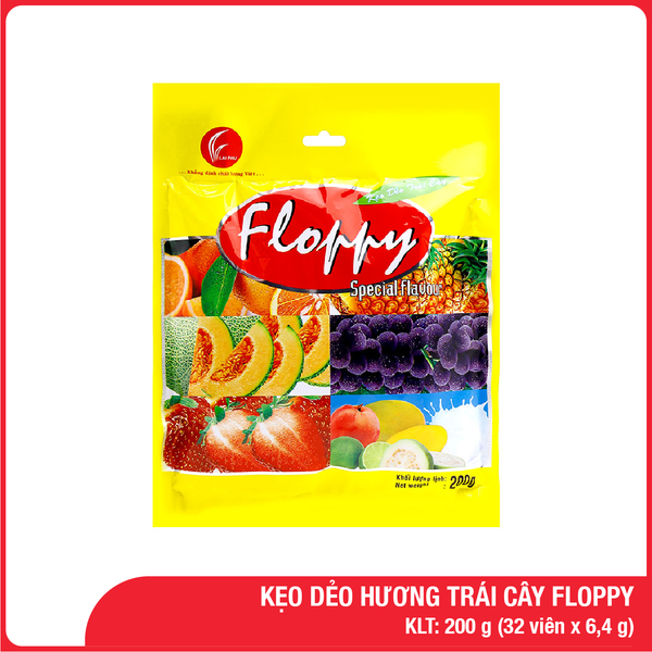 Kẹo Dẻo Hương Trái Cây Floppy 200G
