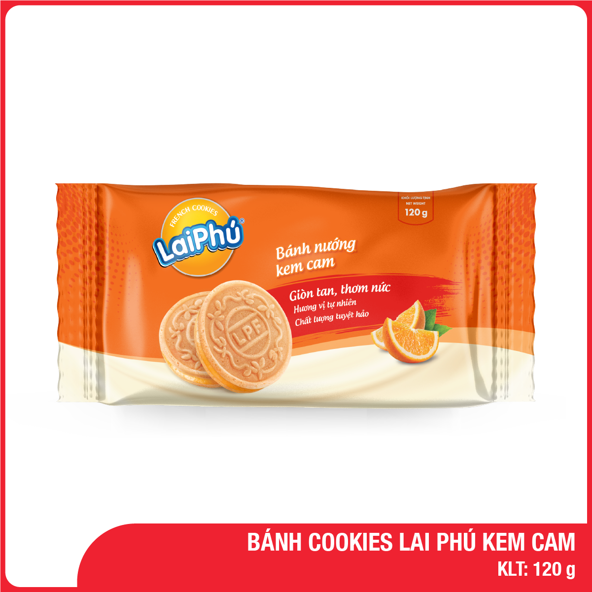 120G Lai Phu Orange Cookies