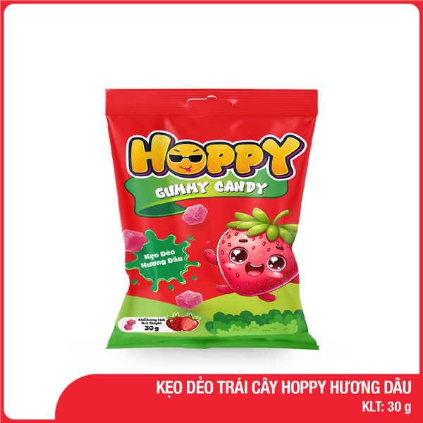 Kẹo Dẻo Hương Dâu Hoppy 30G