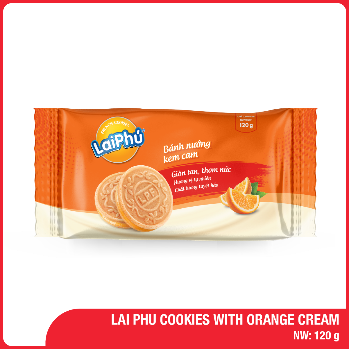 120G Lai Phu Orange Cookies