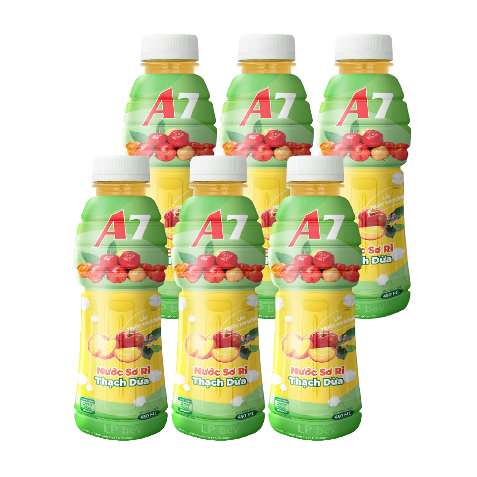 Nước Sơ Ri Thạch Dừa A7 450ml