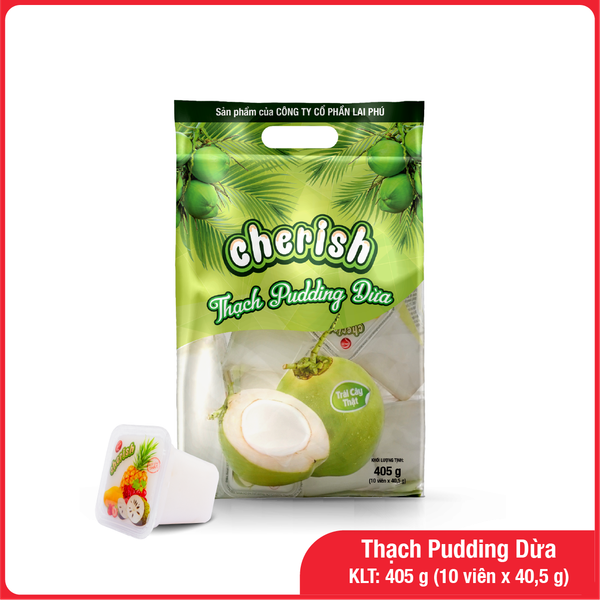 Thạch Pudding Cherish Vị Dừa 405G