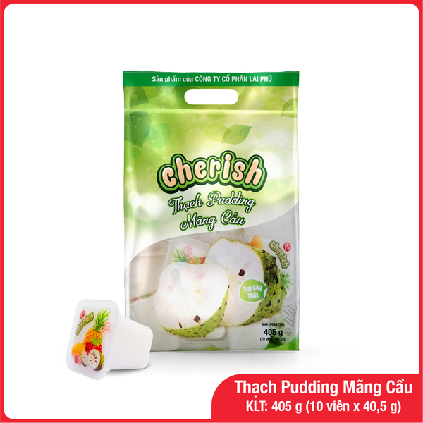Thạch Pudding Cherish Vị Mãng Cầu 405G