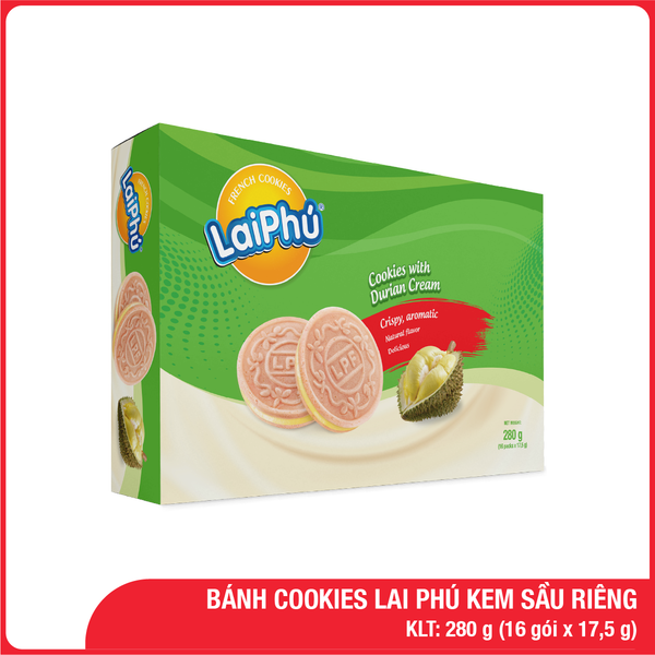 Bánh Nướng Lai Phú Kem Sầu Riêng 280G