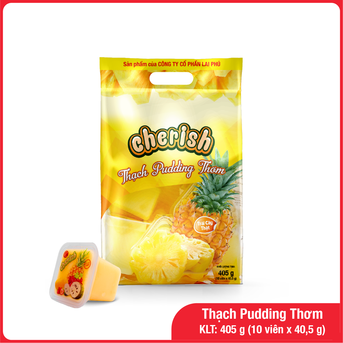Thạch Pudding Cherish Vị Thơm 405G