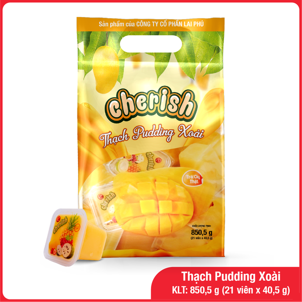 Thạch Pudding Cherish Vị Xoài 850.5 G