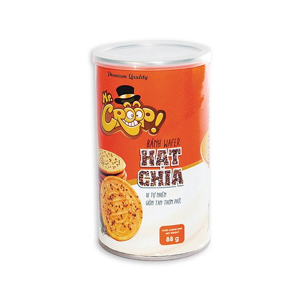 Bánh Wafer Hạt Chia Mr.Crôôp 88G