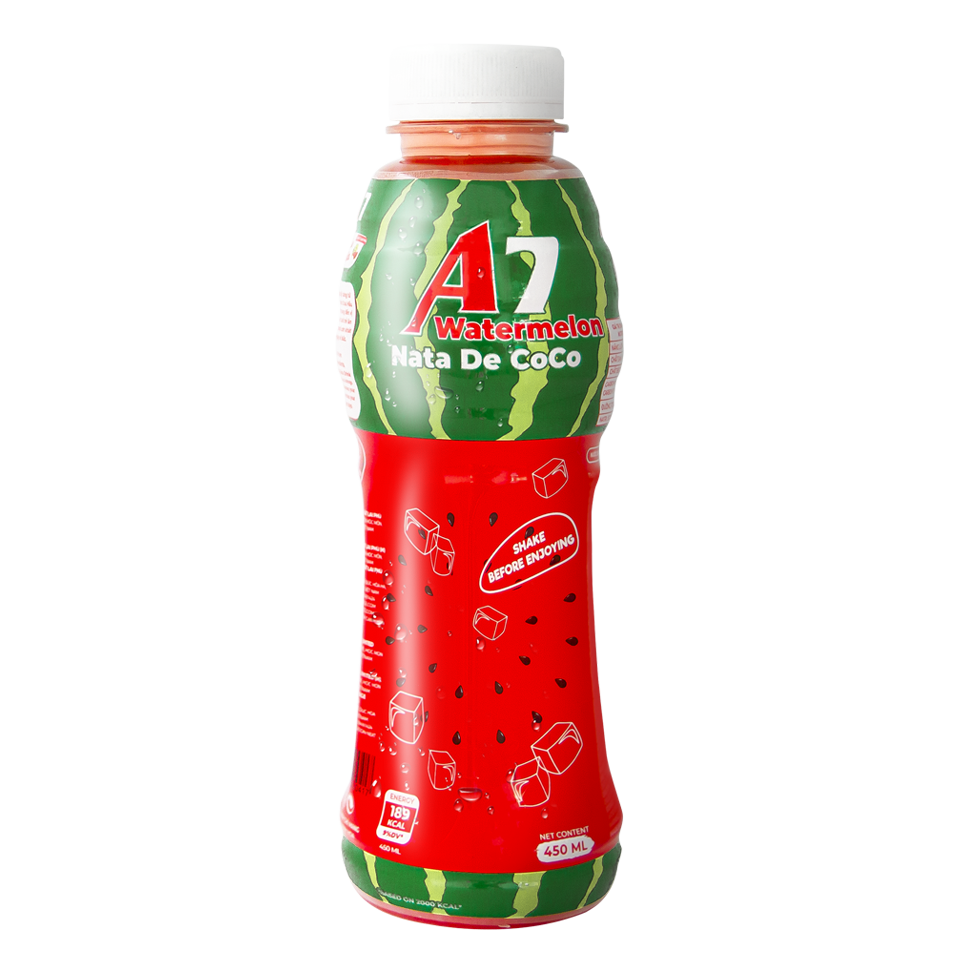 450ml A7 Watermelon Juice Drink With Nata De Coco