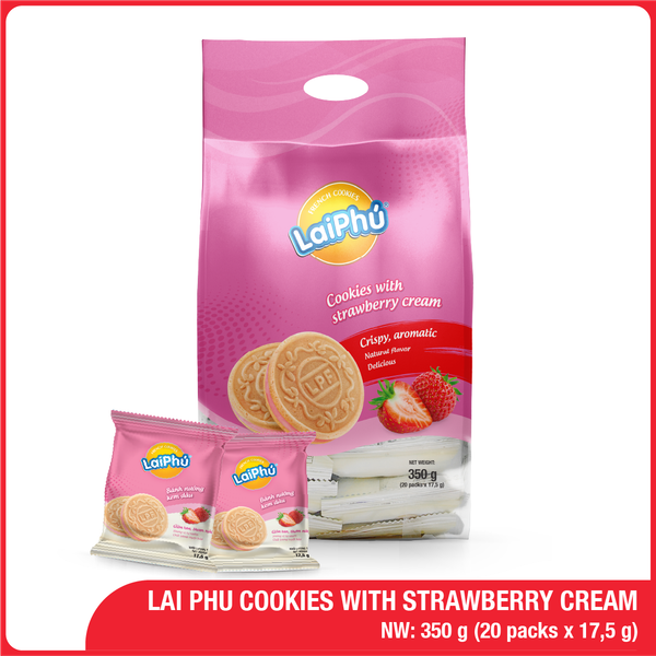 350G Lai Phu Strawberry Cookies