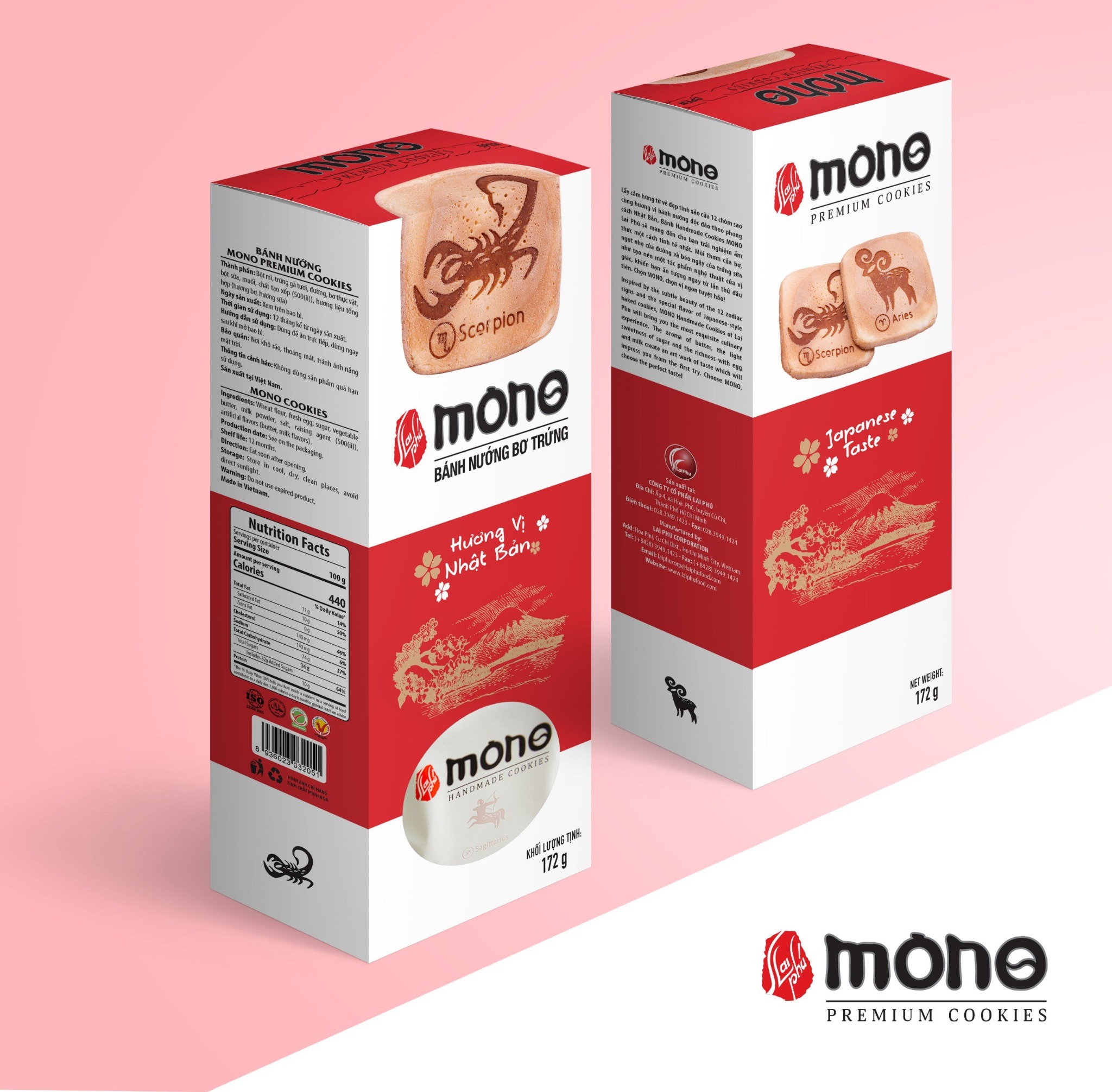 Bánh Nướng Mono Handmade Cookies 172G