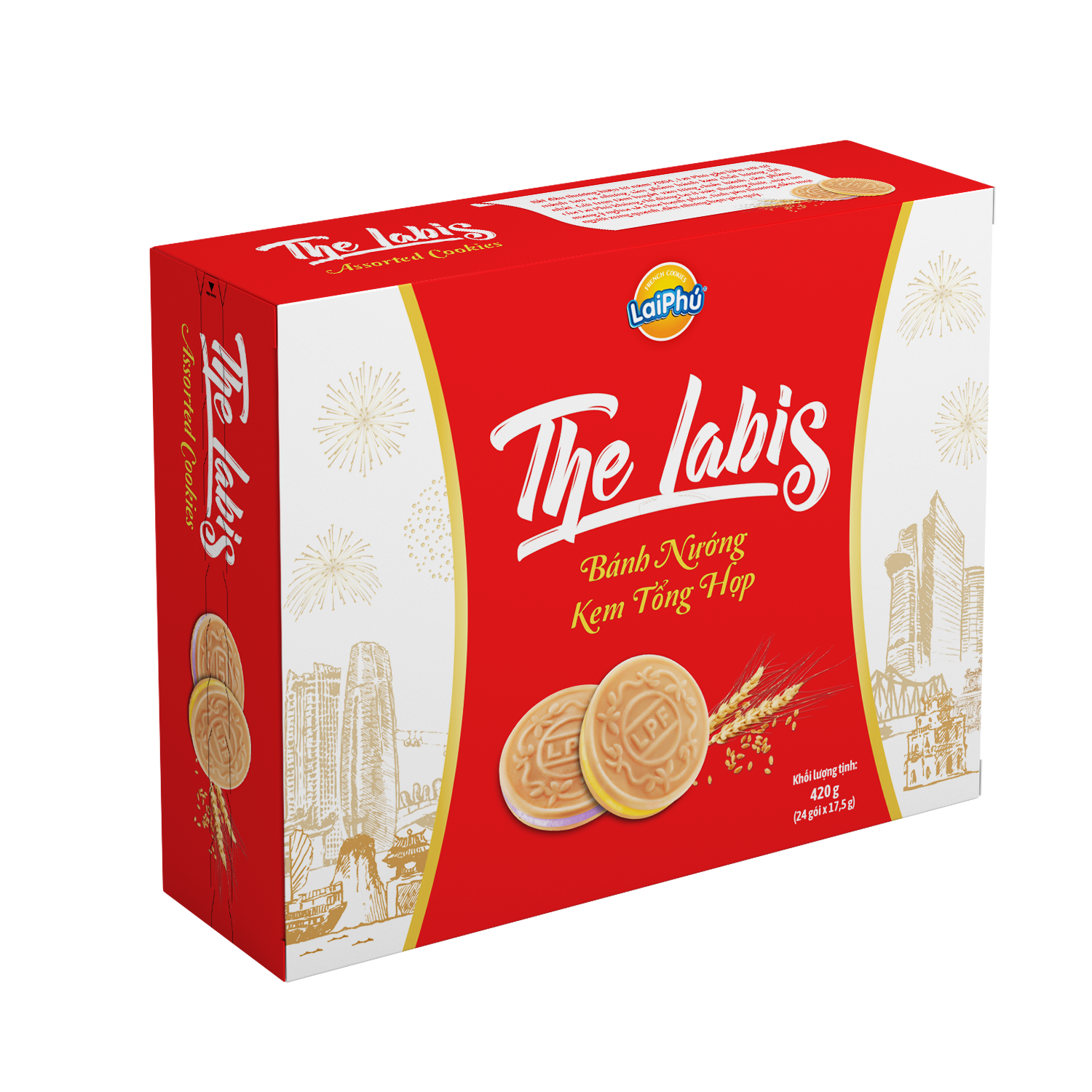 [HỘP QUÀ TẶNG] Bánh Nướng Kem Tổng Hợp The Labis 420G