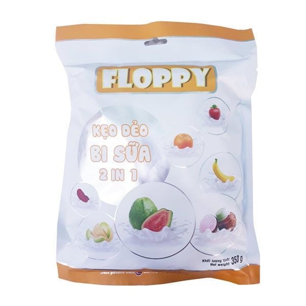 350G Floppy 2 In 1 Milk Ball Candy