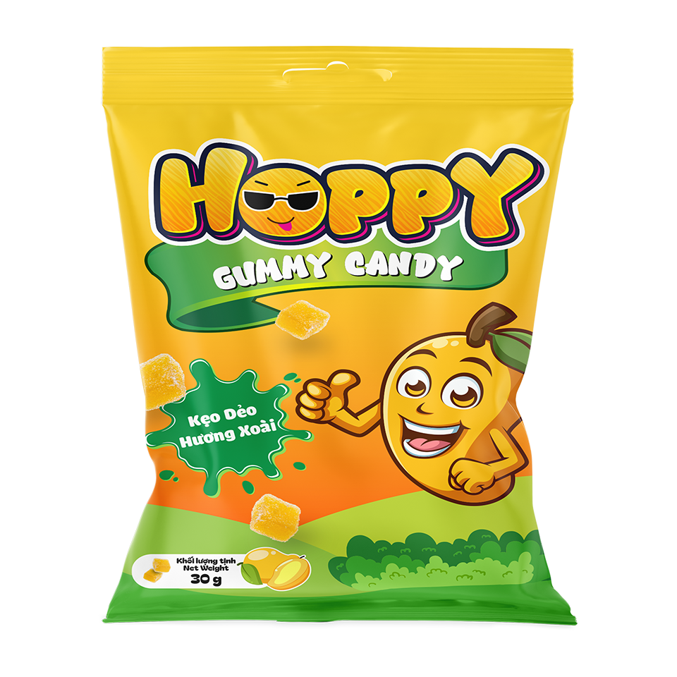Kẹo Dẻo Hương Xoài Hoppy 30G