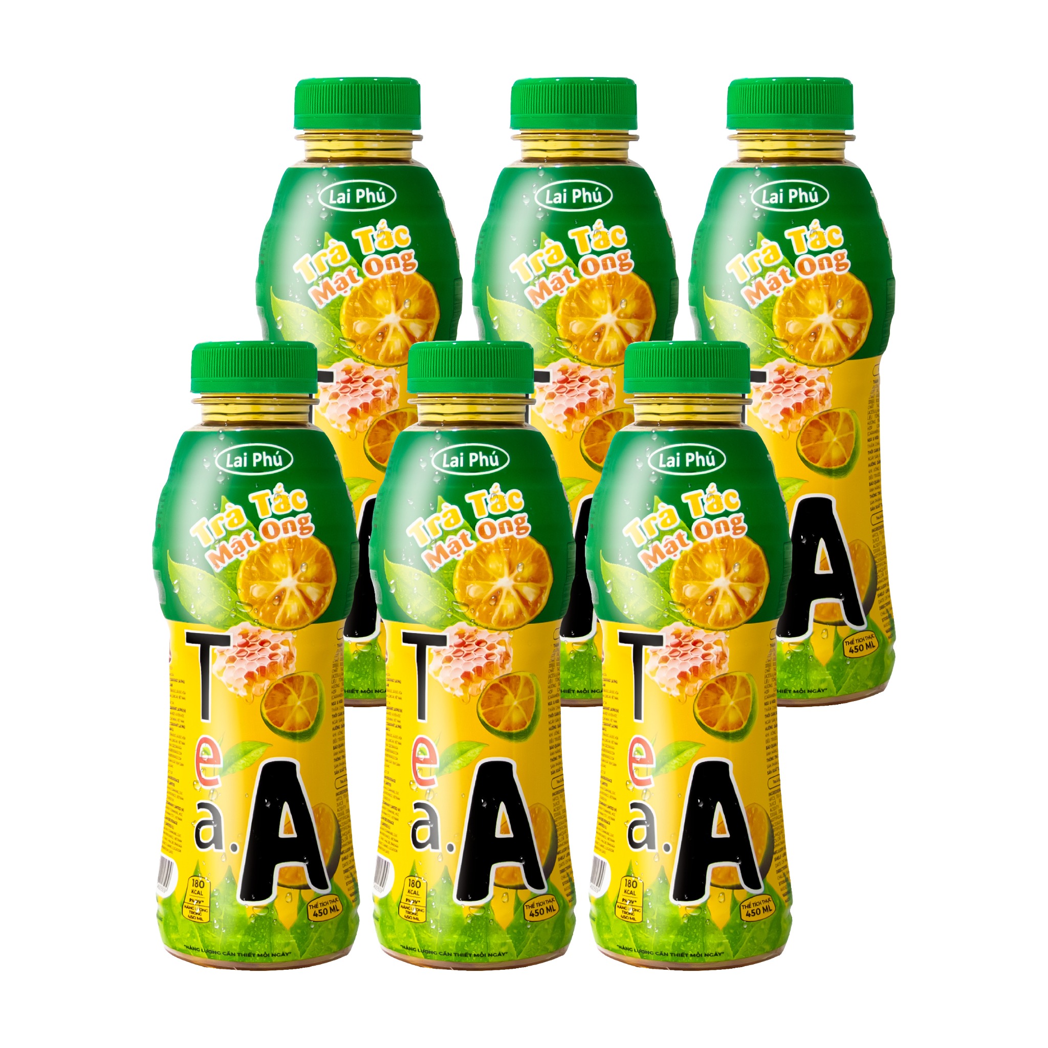 Trà Tắc Mật Ong Tea.A chai 450ml