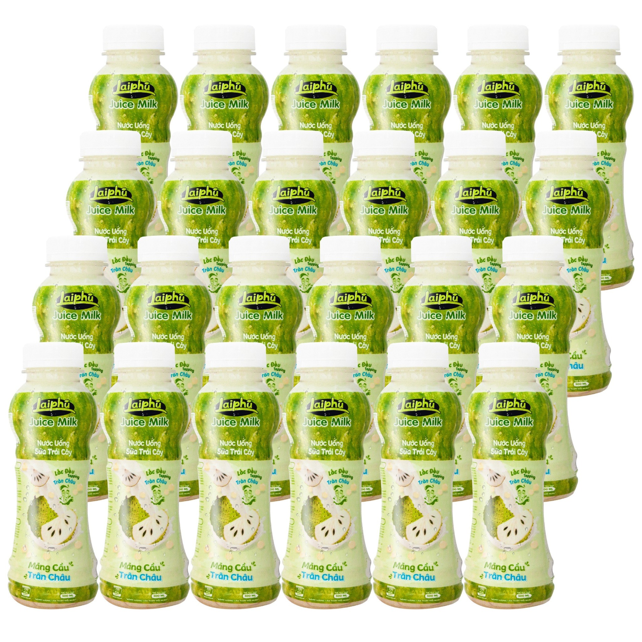 Lai Phu Soursop Juice Milk Drink With Pearl Jelly 300ml