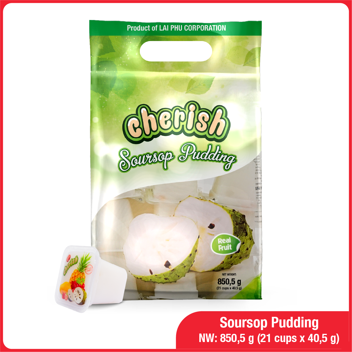 850,5 G Soursop Cherish Pudding
