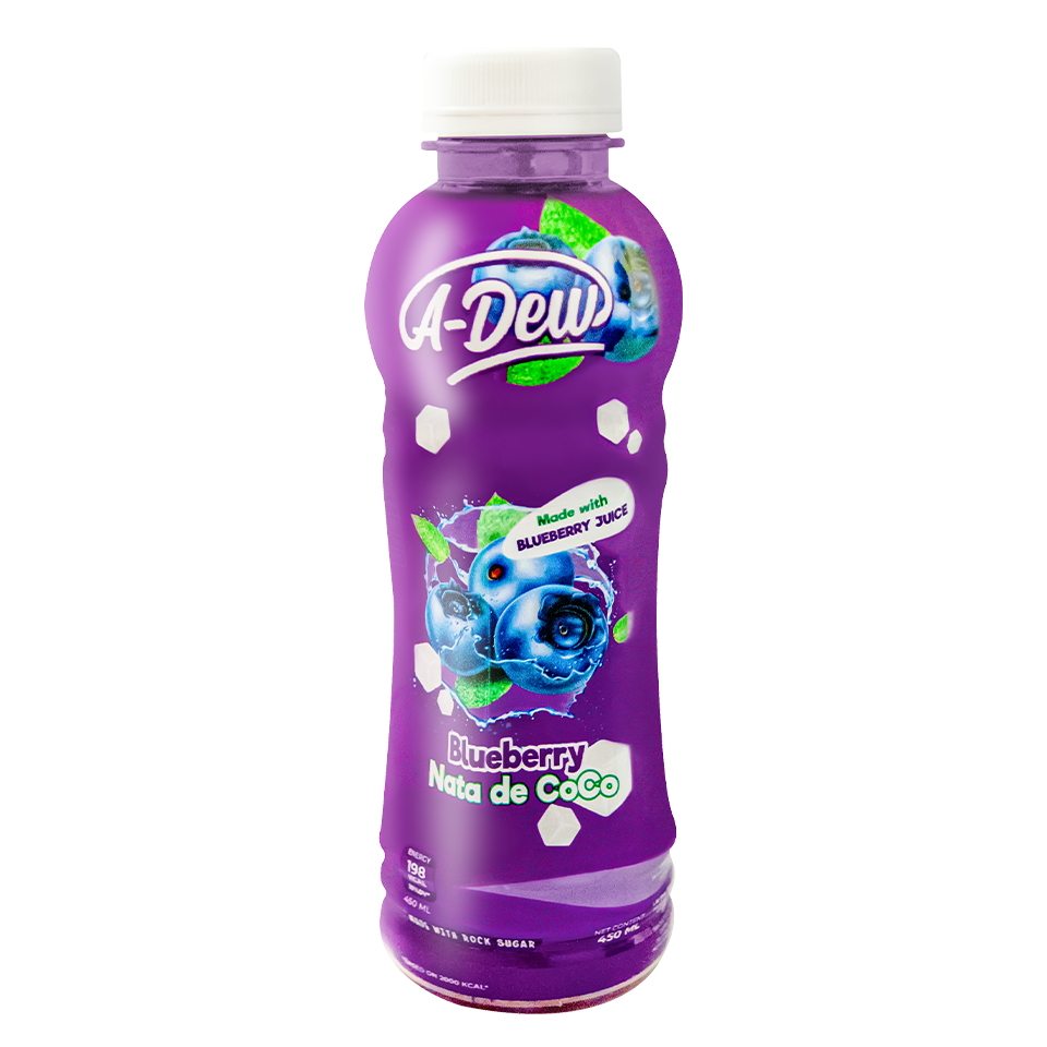 450ml A-Dew Blueberry Juice Drink With Nata De Coco