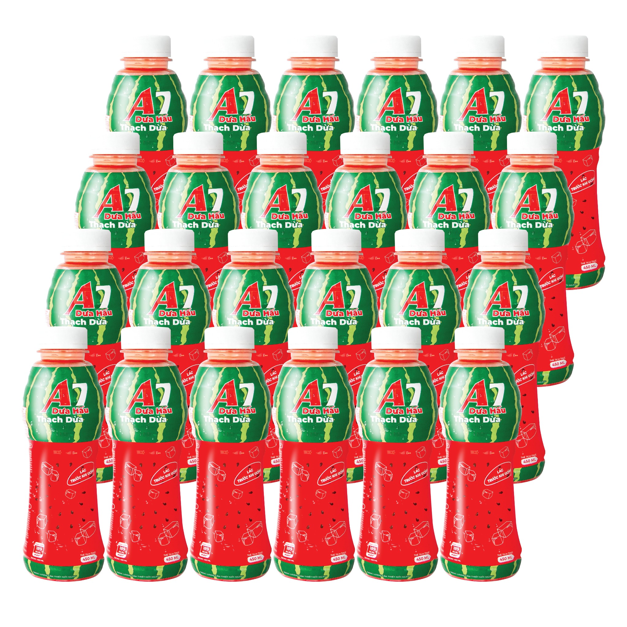 Nước Dưa Hấu Thạch Dừa A7 450ml