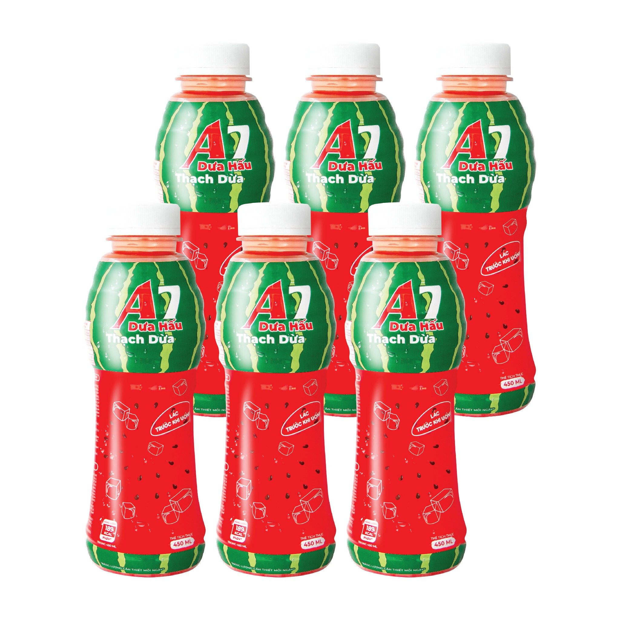 450ml A7 Watermelon Juice Drink With Nata De Coco