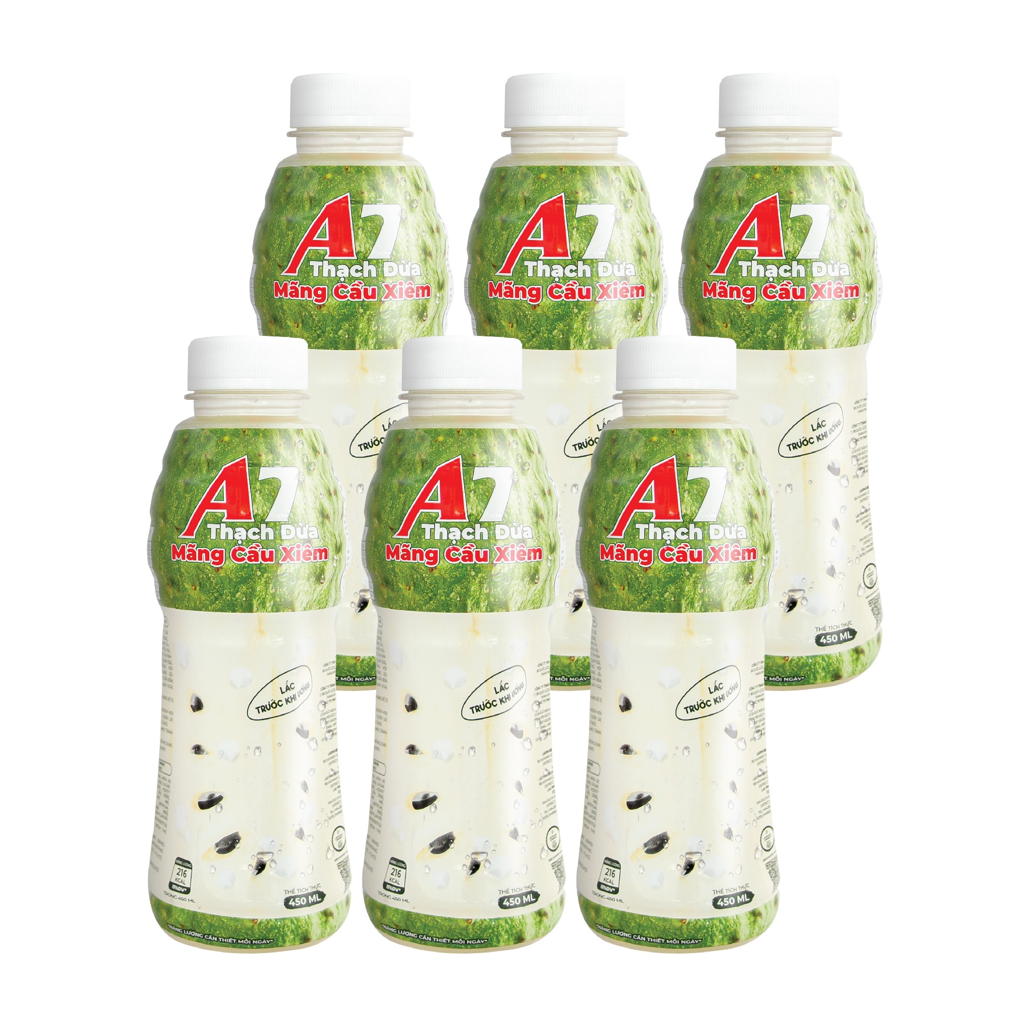 450ml A7 Soursop Juice Drink With Nata De Coco