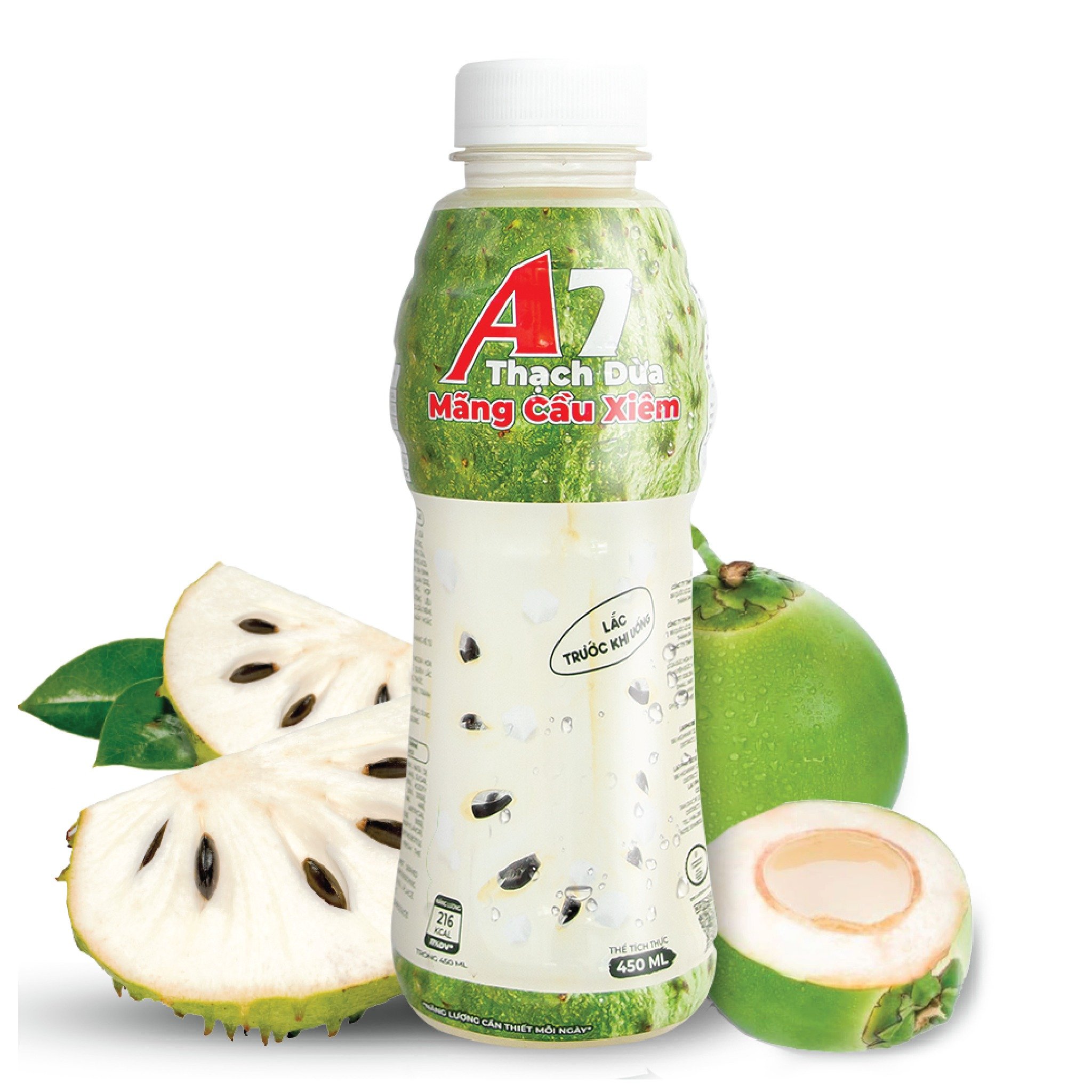 450ml A7 Soursop Juice Drink With Nata De Coco