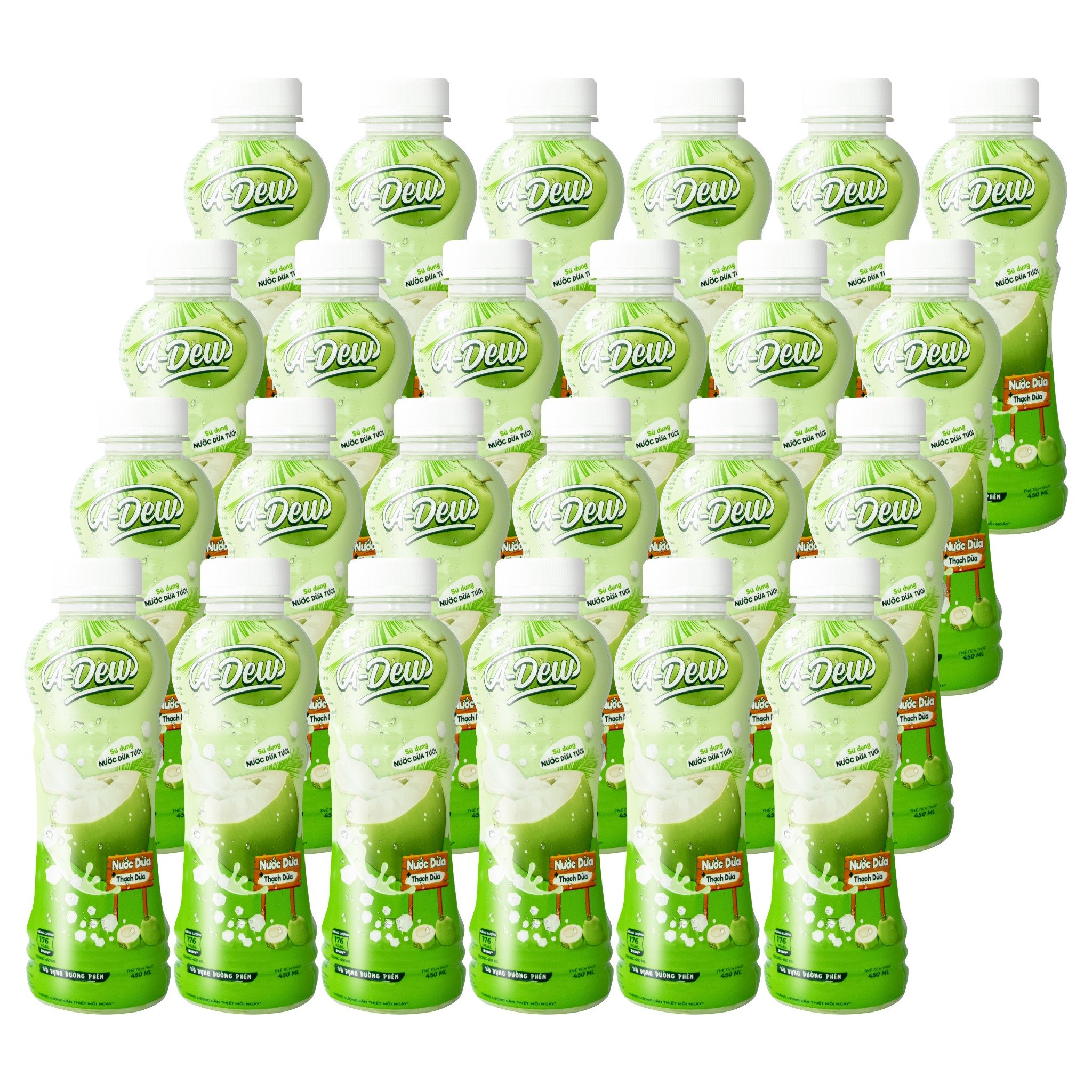 450ml A-Dew Coconut Water With Nata De Coco