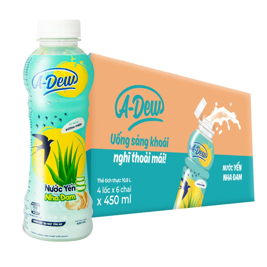 Nước Yến Nha Đam A-Dew 450ml