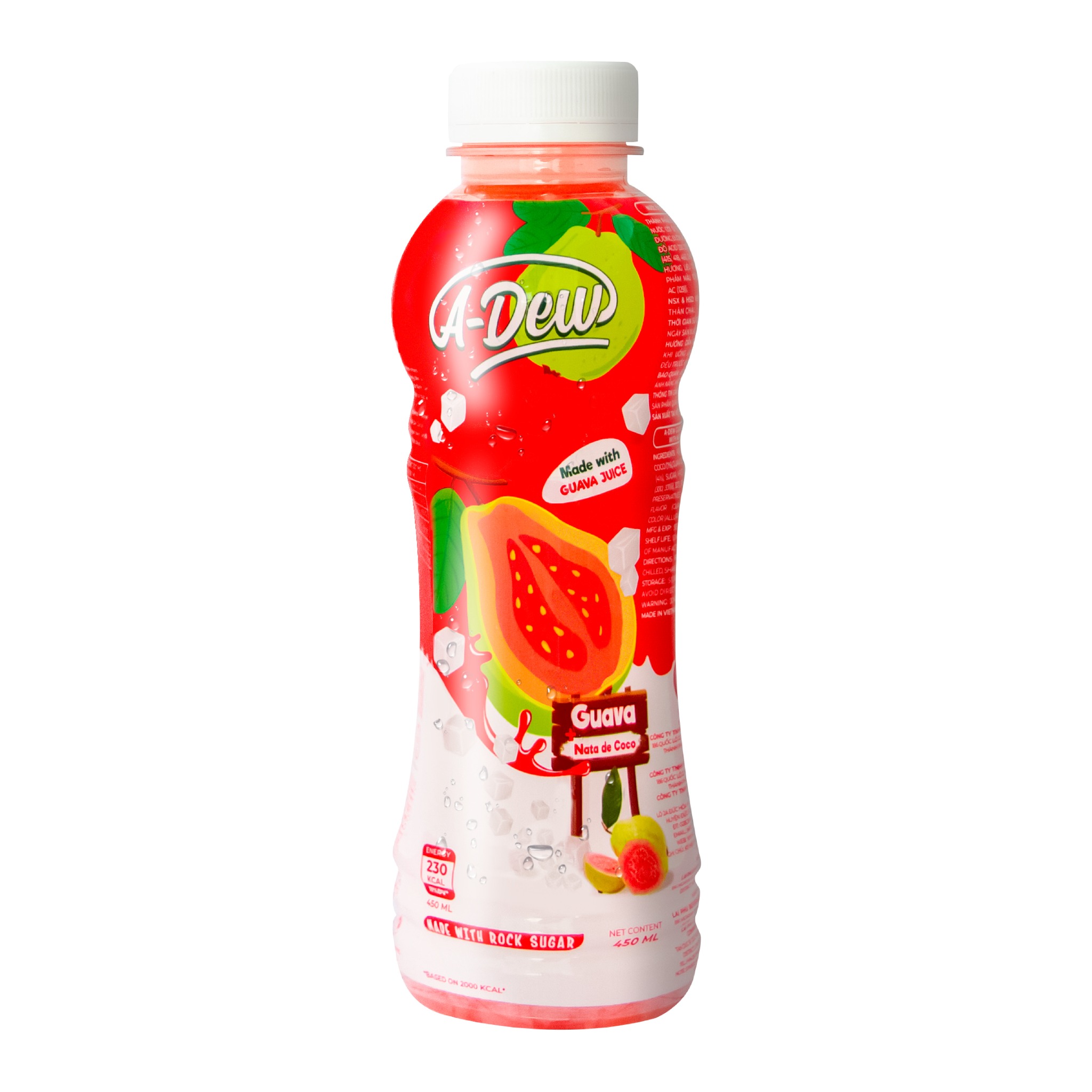 Nước Ổi Thạch Dừa A-Dew 450ml