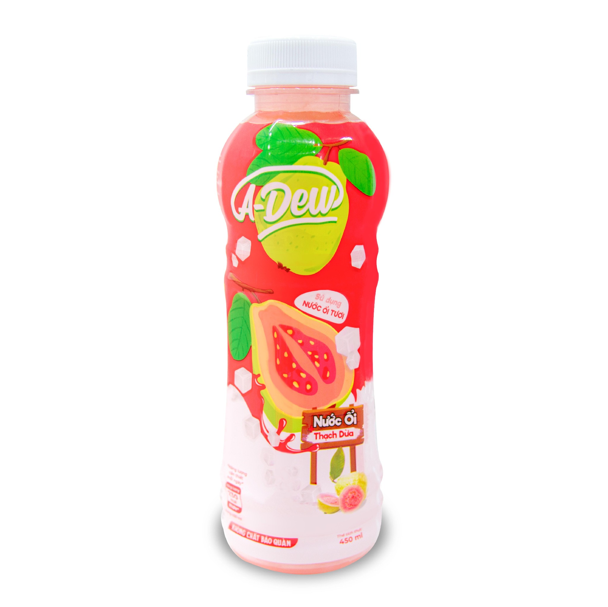 Nước Ổi Thạch Dừa A-Dew 450ml