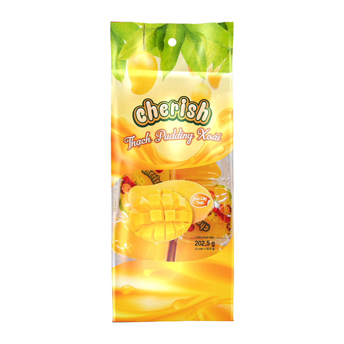 Thạch Pudding Cherish Vị Xoài 202,5G