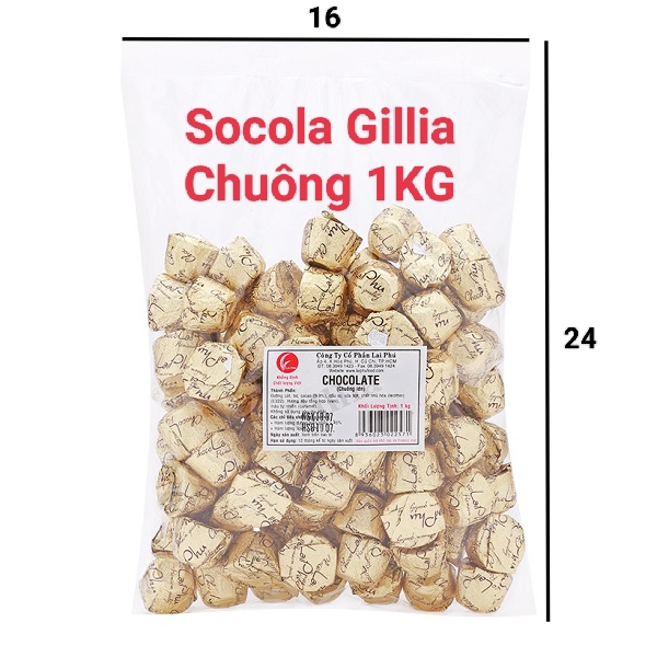 Socola Gillia Viên Chuông 1Kg