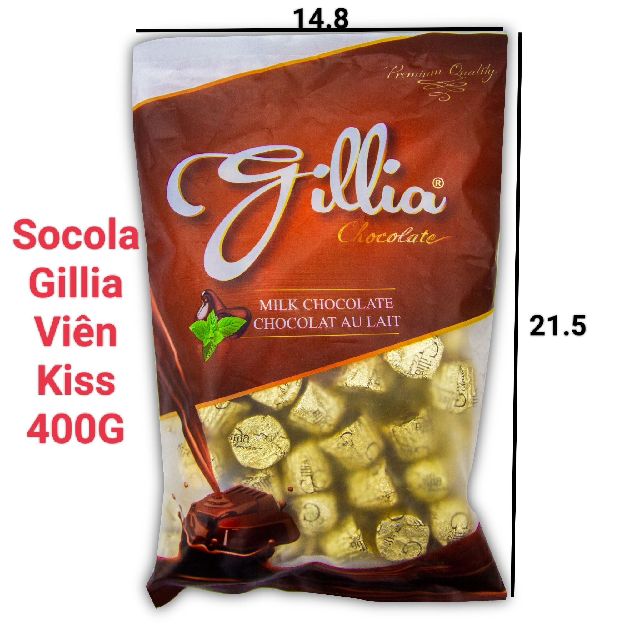 Socola Gillia Viên Kiss 400G