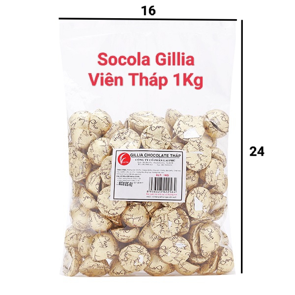 Socola Gillia Viên Tháp 1Kg