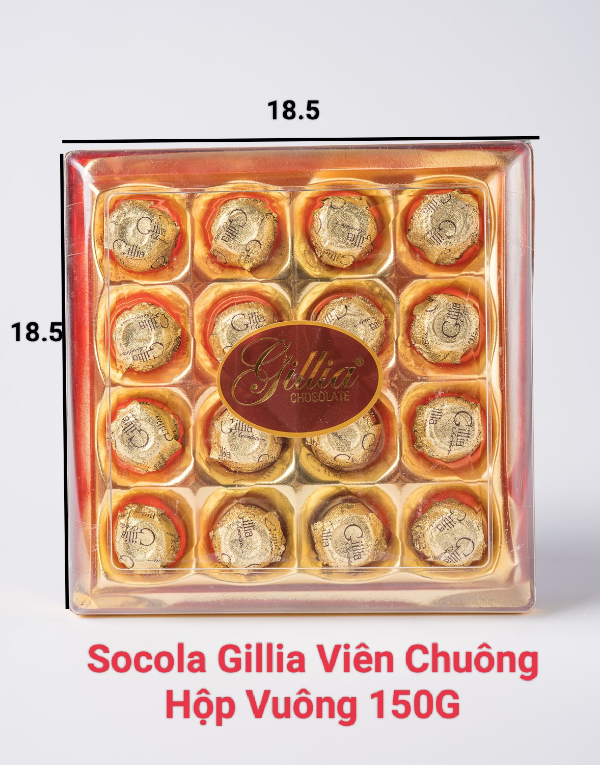 Socola Gillia Chuông Hộp Vuông 150G