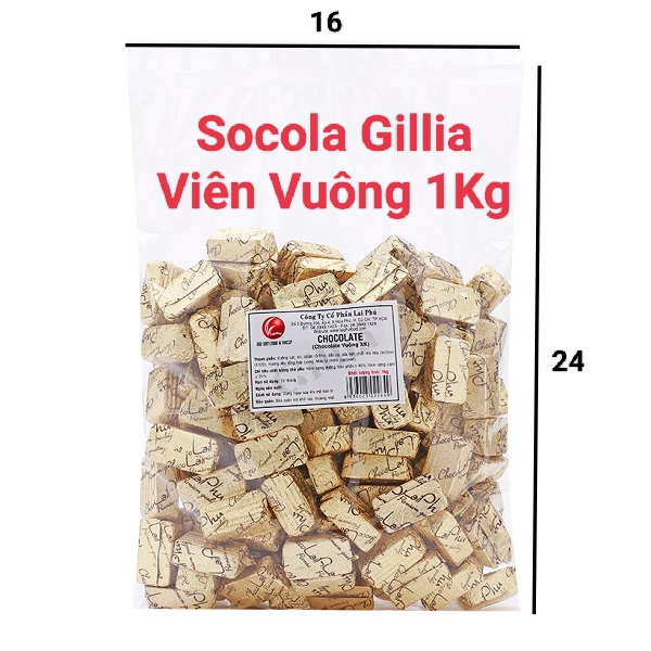 1Kg Gillia Cube Chocolate